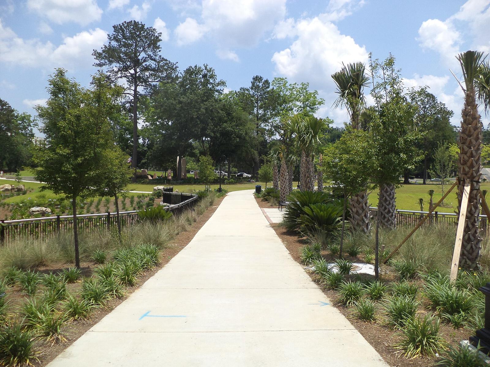 Cascades Park (Tallahassee), south corner from parking garage 2